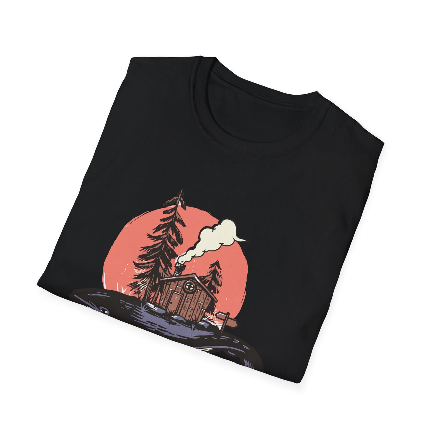 Breathtaking Whale Cabin T-Shirt | Enchanting Fantasy Art Tee for Nature Lovers & Dreamers