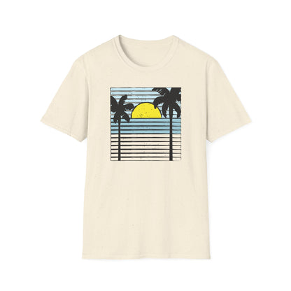 Classic Miami 1970 Florida Summer T-Shirt | Retro Palm Tree Sunset Beach Vacation Tee for Men & Women