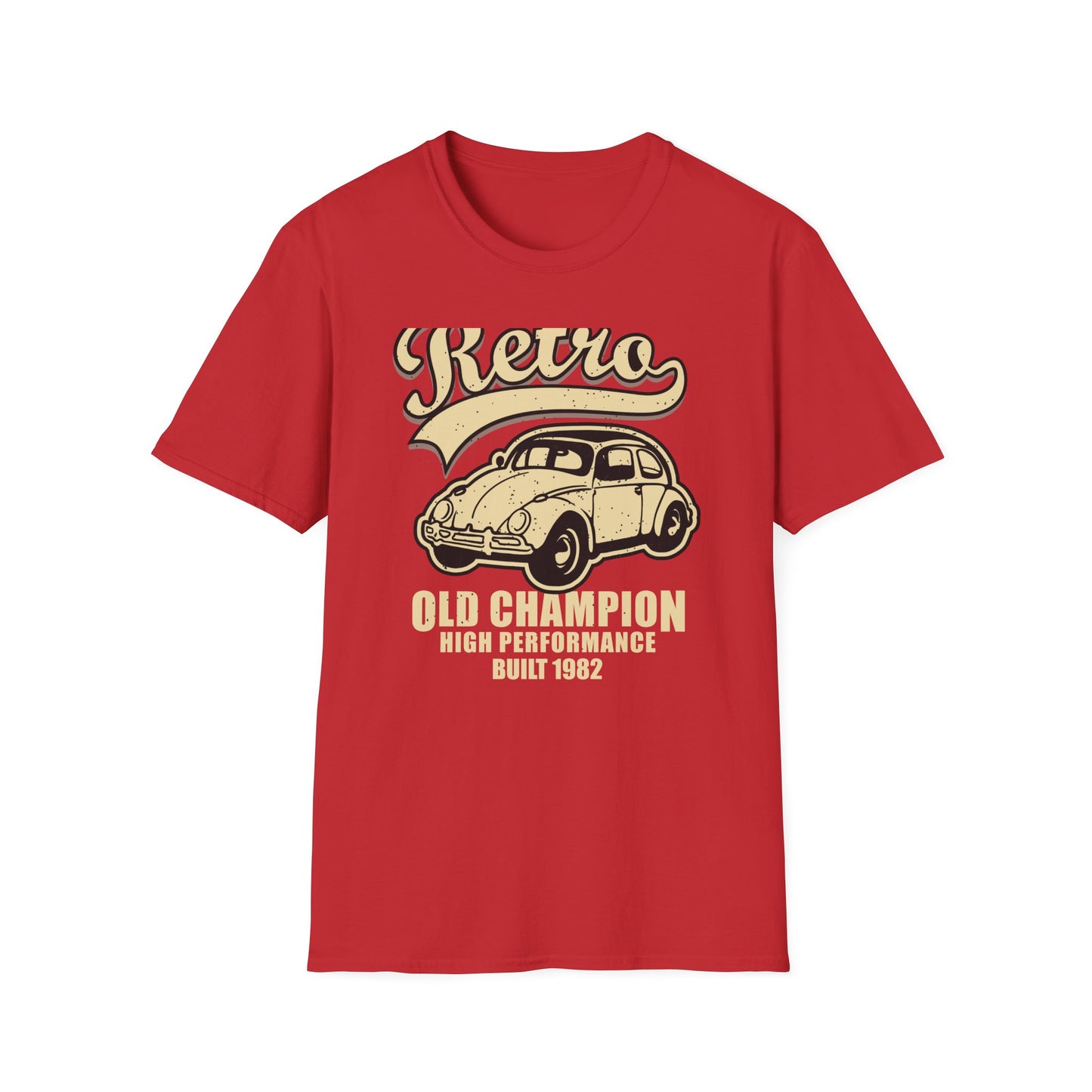 Legendary Retro Old Champion Built 1982 Car T-Shirt for Classic Auto Enthusiasts & Vintage Lovers - Exclusive Gift!