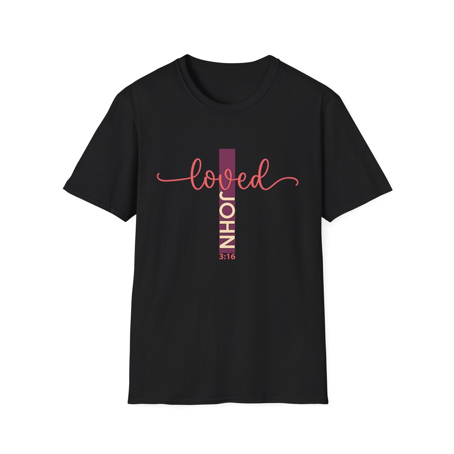 Loved John 3:16 Christian T-Shirt - Inspiring Faith Scripture Tee | God's Love Apparel Gift