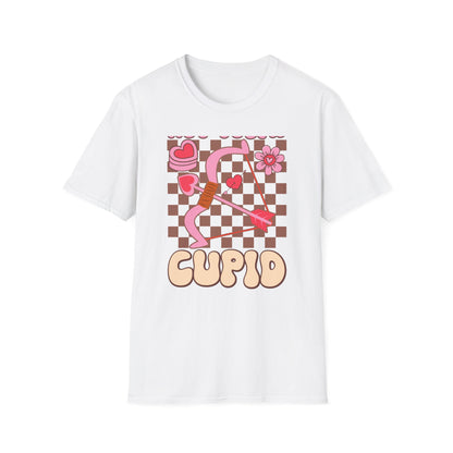 Sassy "Not Today Cupid" T-Shirt | Groovy Anti-Valentine's Day Heart Arrow Tee | Funny Retro Single Awareness Gift