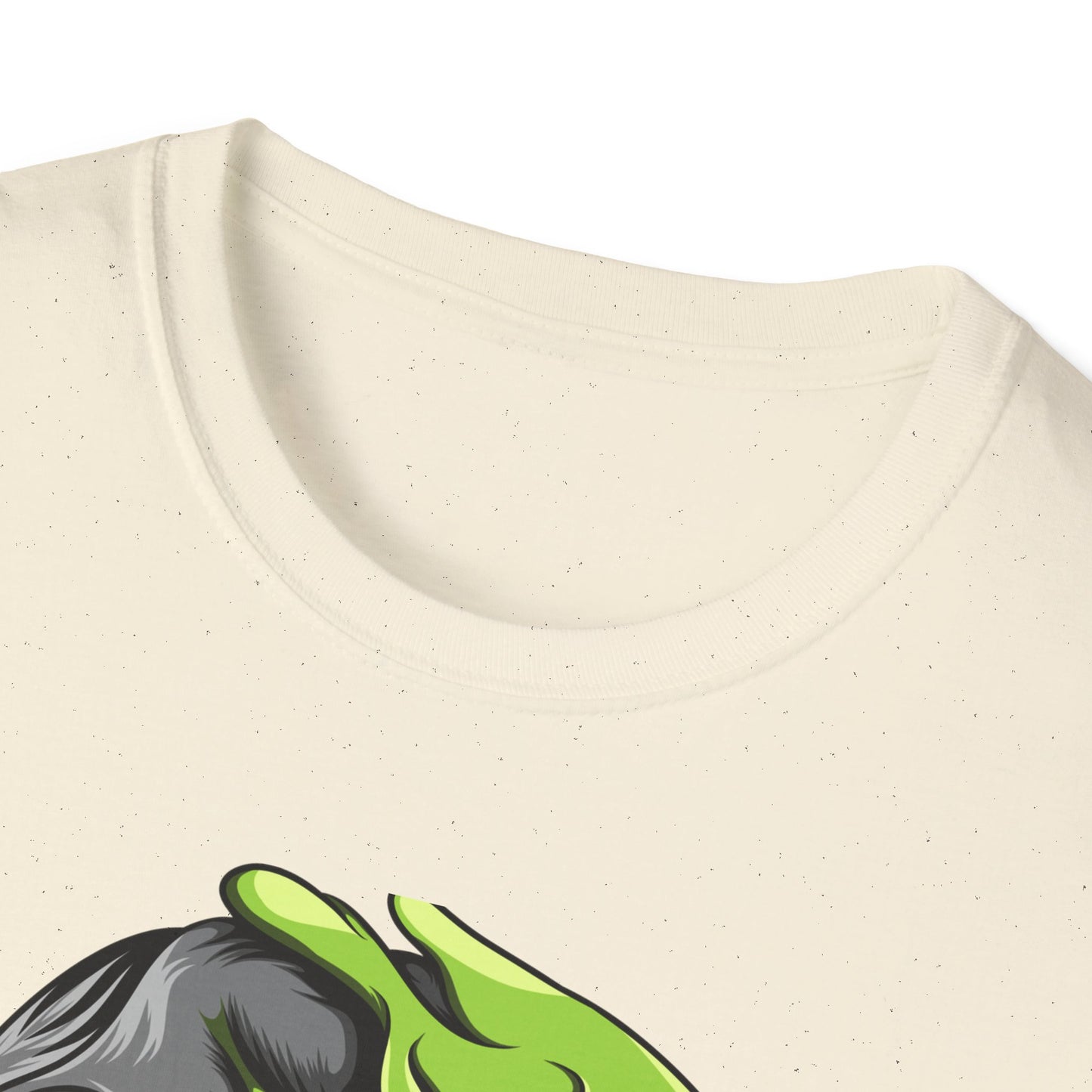 Epic Melting Skull & Slime T-Shirt - Vibrant Half-Skull Gooey Monster Graphic Tee for Edgy & Alternative Style