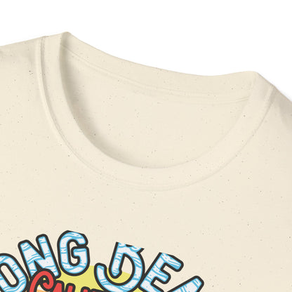 Vintage Long Beach California Surfing Paradise T-Shirt | Retro VW Bus & Surfboard Beach Lover Tee | Cool Summer Vacation Gift