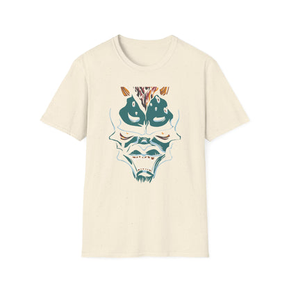 Unleashed Fiery Demon T-Shirt: Epic Monster Face Graphic Tee for Goth, Fantasy & Edgy Style Lovers | Bold & Unique