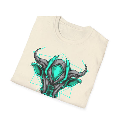 Epic Cybernetic Bull T-Shirt | Striking Sci-Fi Mech Ox Tee | Futuristic Geometric Animal Design | Bold Statement for Gamers & Tech Fans