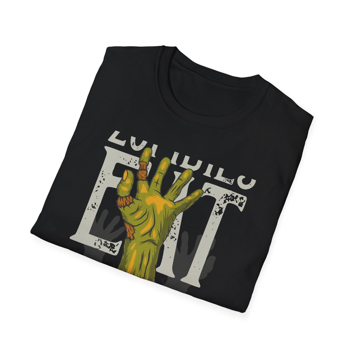 Hilarious Zombie 'Eat Fine' T-Shirt - Epic Horror Humor Tee for Undead Fans & Halloween