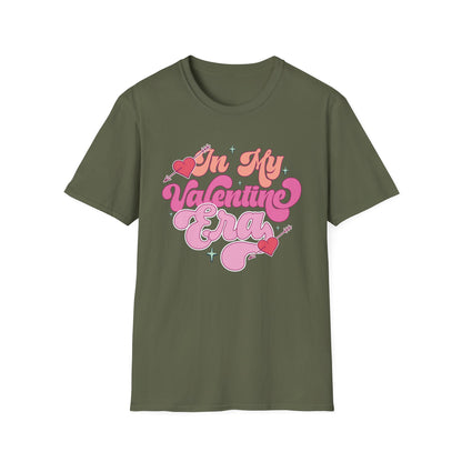 Groovy 'In My Valentine Era' T-Shirt | Retro Pink Heart Trendy Valentine's Day Tee | Sweet Love Season Gift
