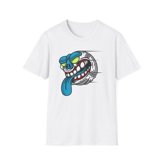 Epic Wild Face T-Shirt - Speedy Cartoon Monster Tongue Tee for Edgy Streetwear & Unique Style