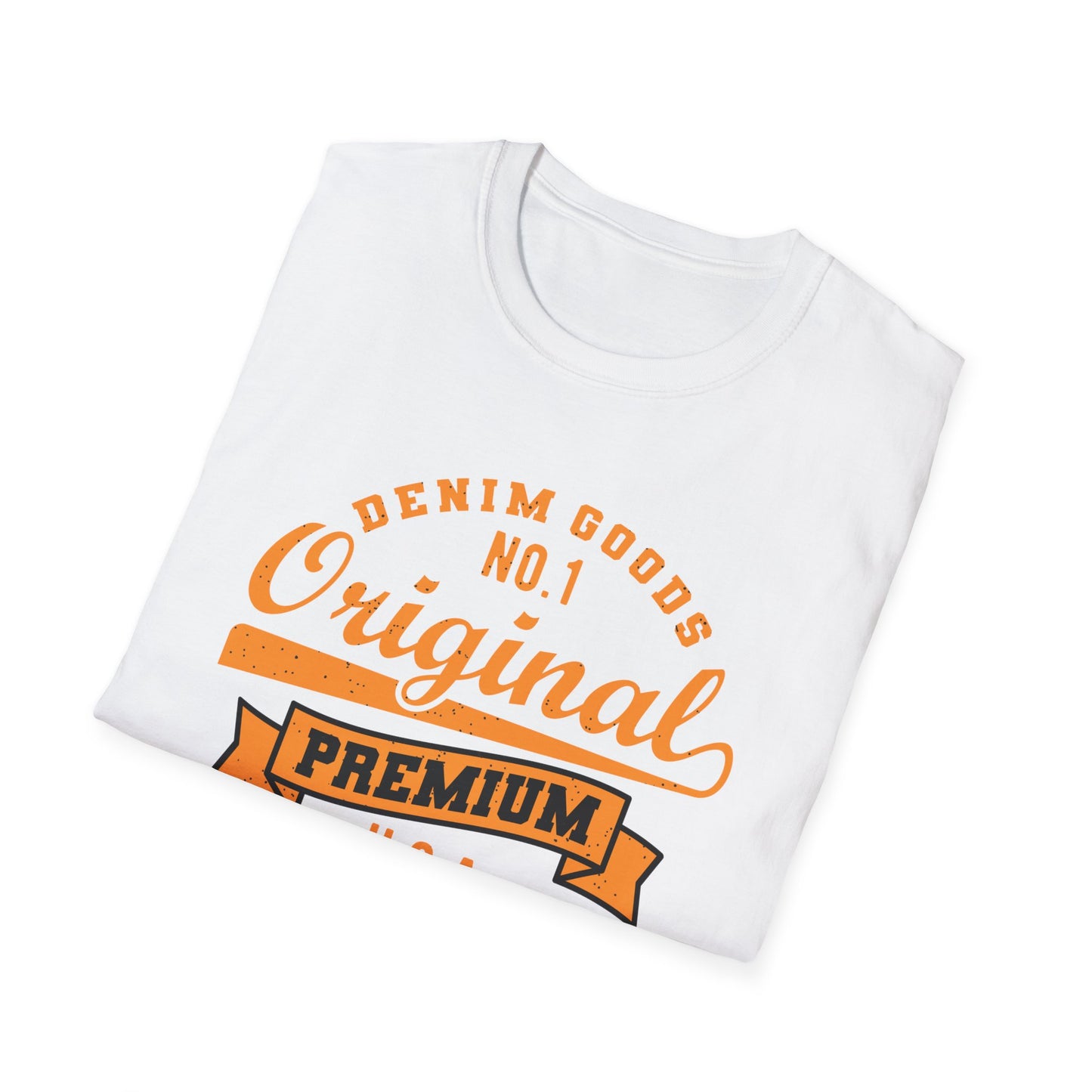 Authentic Vintage Denim Goods No.1 Original T-Shirt - Premium USA Quality Tee Since 1979