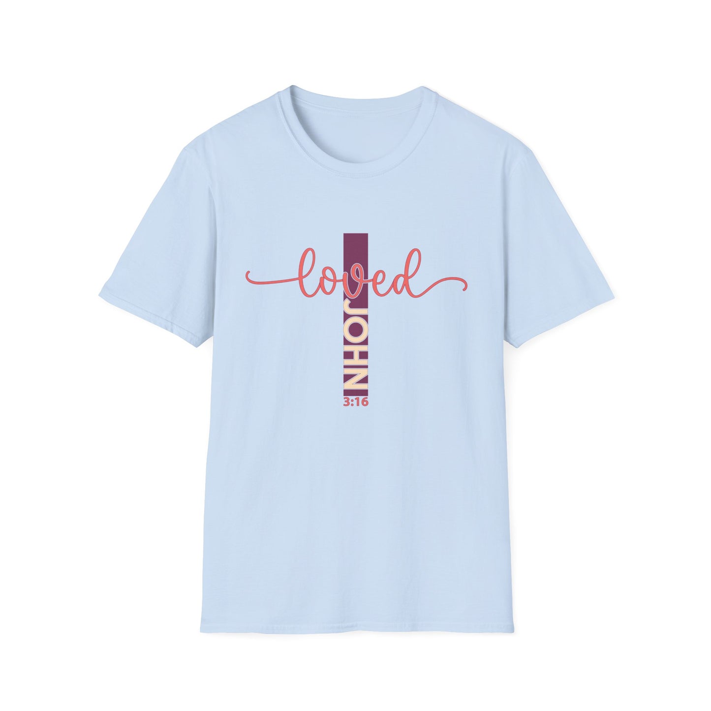 Loved John 3:16 Christian T-Shirt - Inspiring Faith Scripture Tee | God's Love Apparel Gift