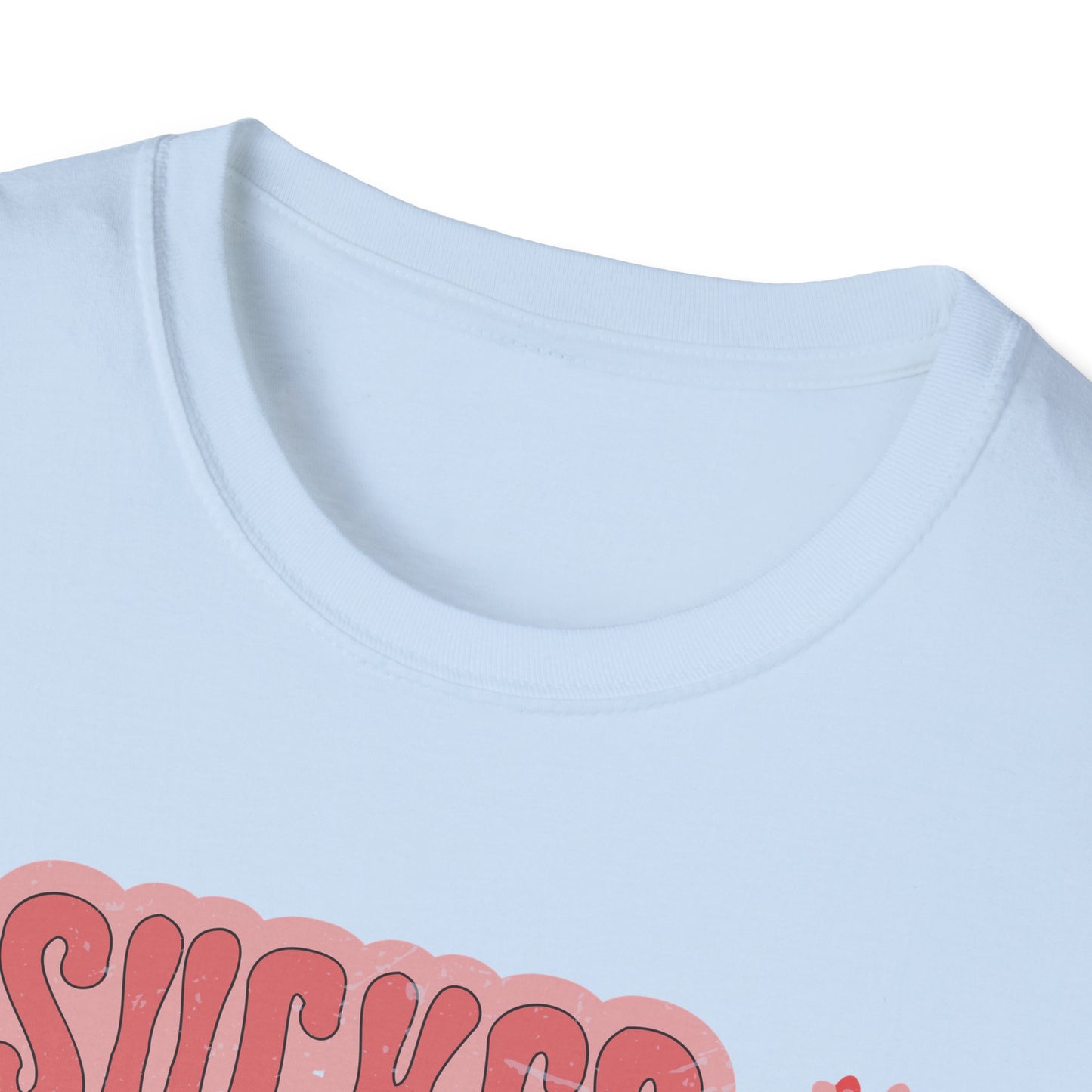Sweet Sucker For You T-Shirt | Retro Checkered Heart Lollipops | Valentine's Day Love Gift | Adorable & Trendy Romantic Tee