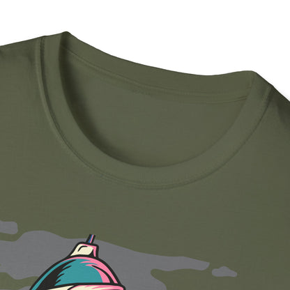 Bold Graffiti Spray Can T-Shirt - Edgy Urban Art Graphic Tee for Streetwear Fans | Unique Must-Have Design