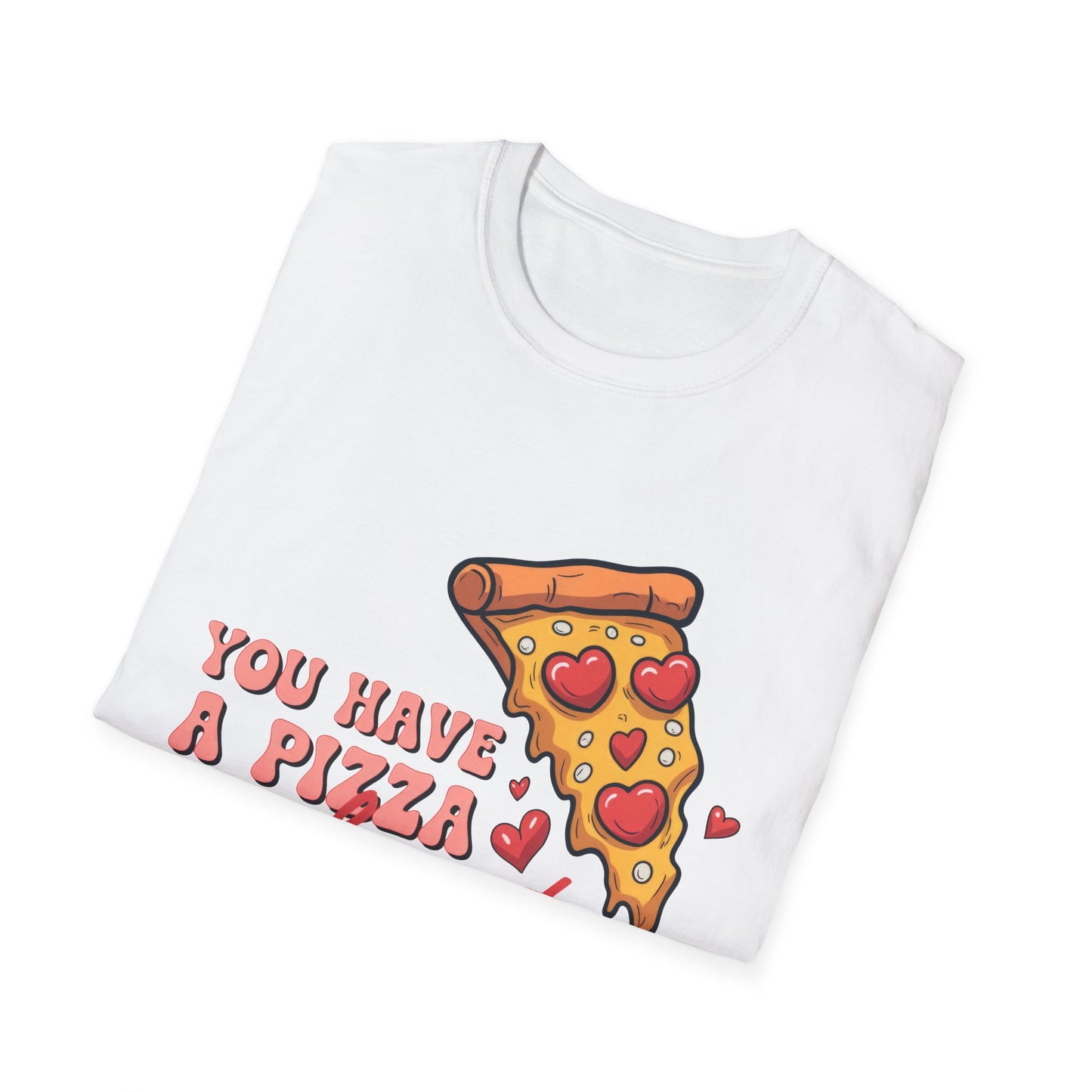 Adorable 'You Have a Pizza My Heart' T-Shirt - Cute Valentine's Day Love Gift for Foodies & Couples