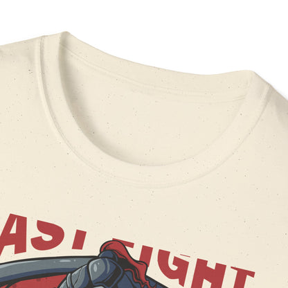 Epic Last Fight Undead Knight T-Shirt | Grim Medieval Warrior Battle Tee | Dark Fantasy Gaming Apparel