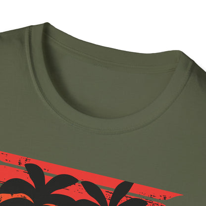 Awesome Vintage Hawaii Surf Session 1987 T-Shirt | Retro Palm Tree Beach Sunset Tee for 80s Style