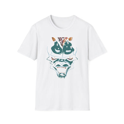 Unleashed Fiery Demon T-Shirt: Epic Monster Face Graphic Tee for Goth, Fantasy & Edgy Style Lovers | Bold & Unique
