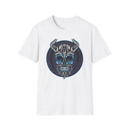 Epic Viking Skull T-Shirt | Fierce Horned Warrior Design Tee for Men | Bold Norse Mythology Apparel
