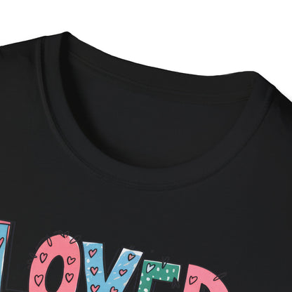 Vibrant Loved John 3:16 T-Shirt | Christian Faith Cross Hearts Tee | Uplifting Scripture Apparel for Women & Believers