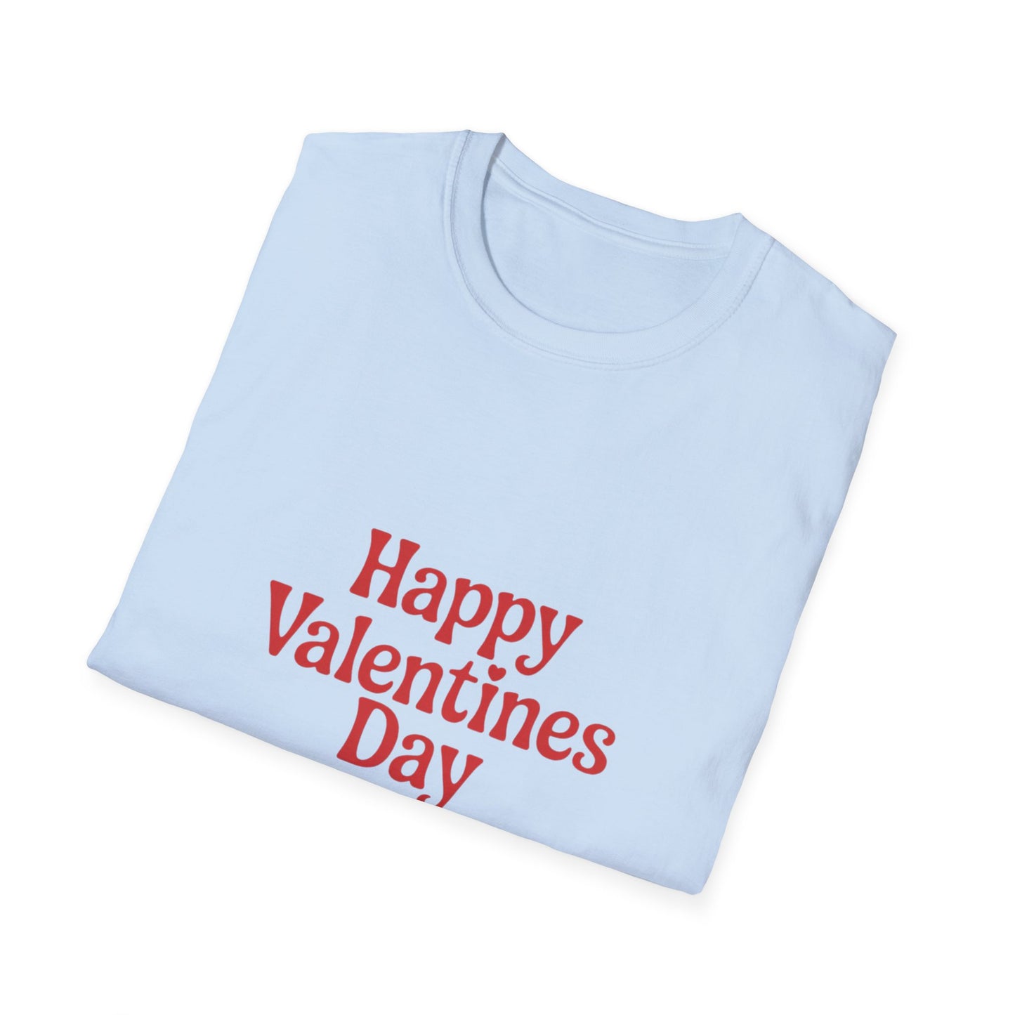Sweet Happy Valentines Day T-Shirt | Adorable Love Heart Couples Gift Tee | Trendy Romantic Apparel