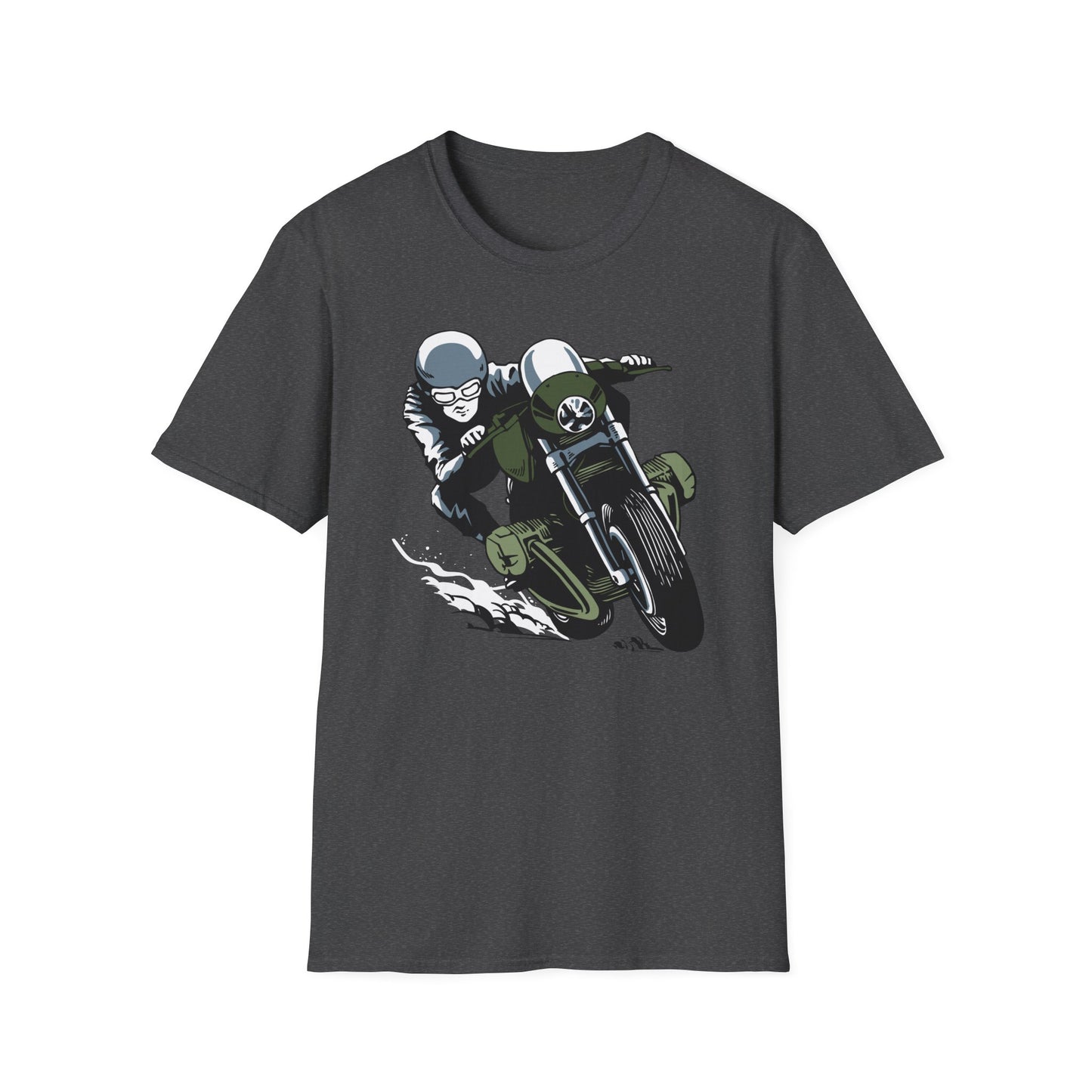 Epic Cafe Racer Motorcycle Rider T-Shirt - Thrilling Vintage Biker Tee for Adrenaline Junkies & Road Trip Lovers