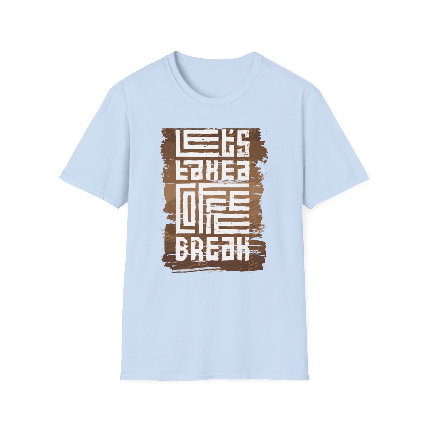 Unique Let's Take a Coffee Break T-Shirt | Stylish Distressed Coffee Lover Tee | Essential Daily Brew Relax Shirt