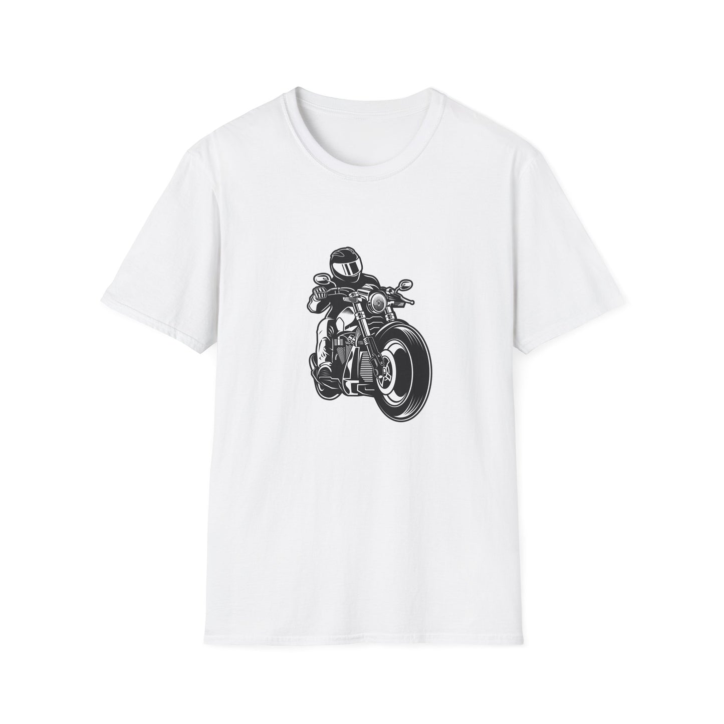 Epic Motorcycle Rider T-Shirt - Bold Biker Chopper Design for Men & Women, Thrilling Open Road Tee