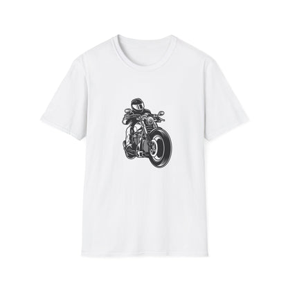 Epic Motorcycle Rider T-Shirt - Bold Biker Chopper Design for Men & Women, Thrilling Open Road Tee