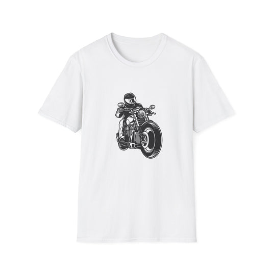 Epic Motorcycle Rider T-Shirt - Bold Biker Chopper Design for Men & Women, Thrilling Open Road Tee