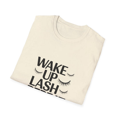 Fabulous Wake Up Lash Repeat T-Shirt - Essential Eyelash Enthusiast & Lash Tech Gift