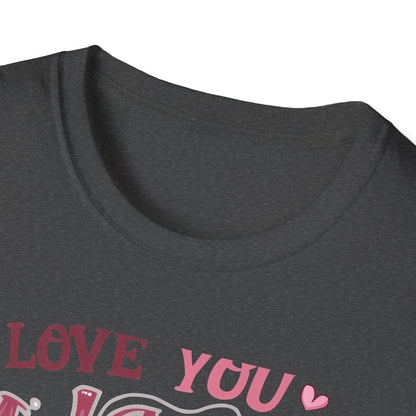 Adorable "I Love You A Latte" T-shirt | Sweet Coffee Pun Valentine's Gift for Couples & Lovers