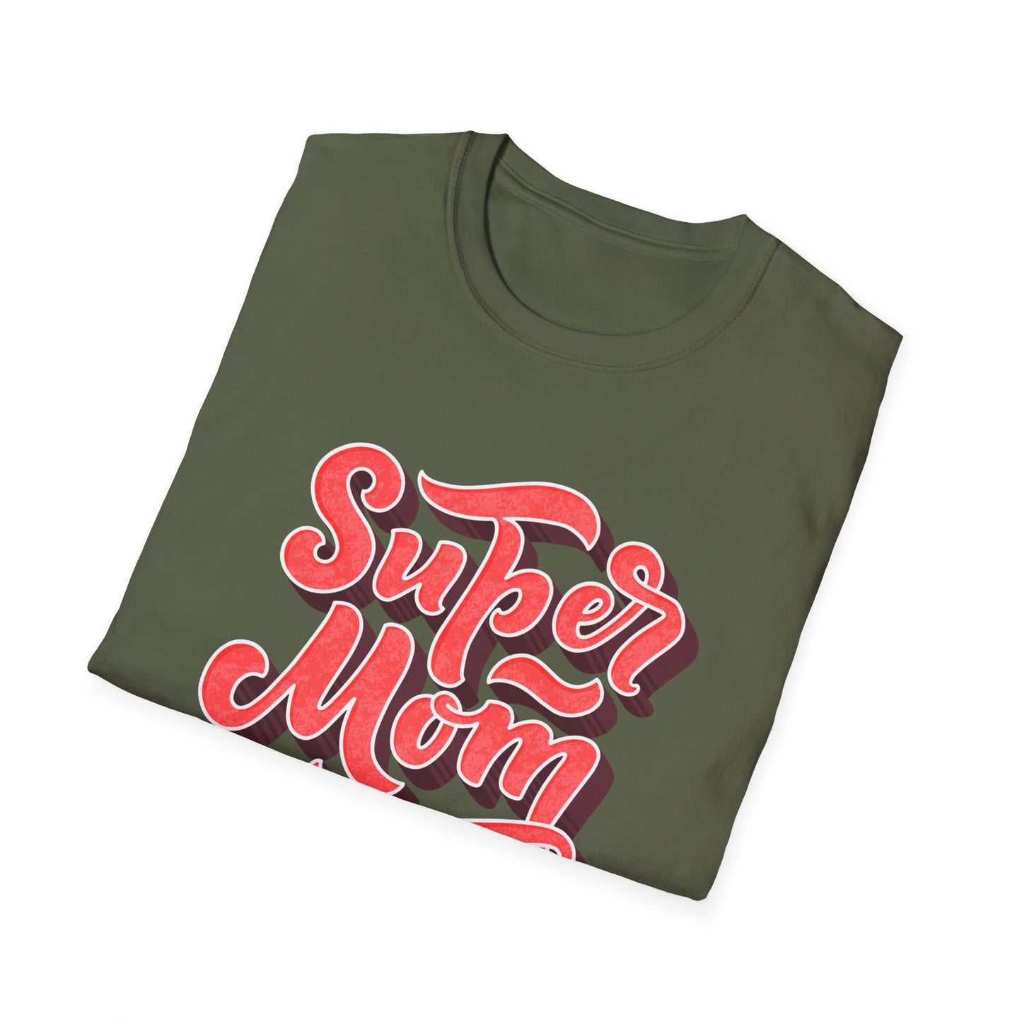Super Mom T-Shirt | Vibrant Retro Script Tee | Ultimate Mother's Day Gift for Best Moms & Women