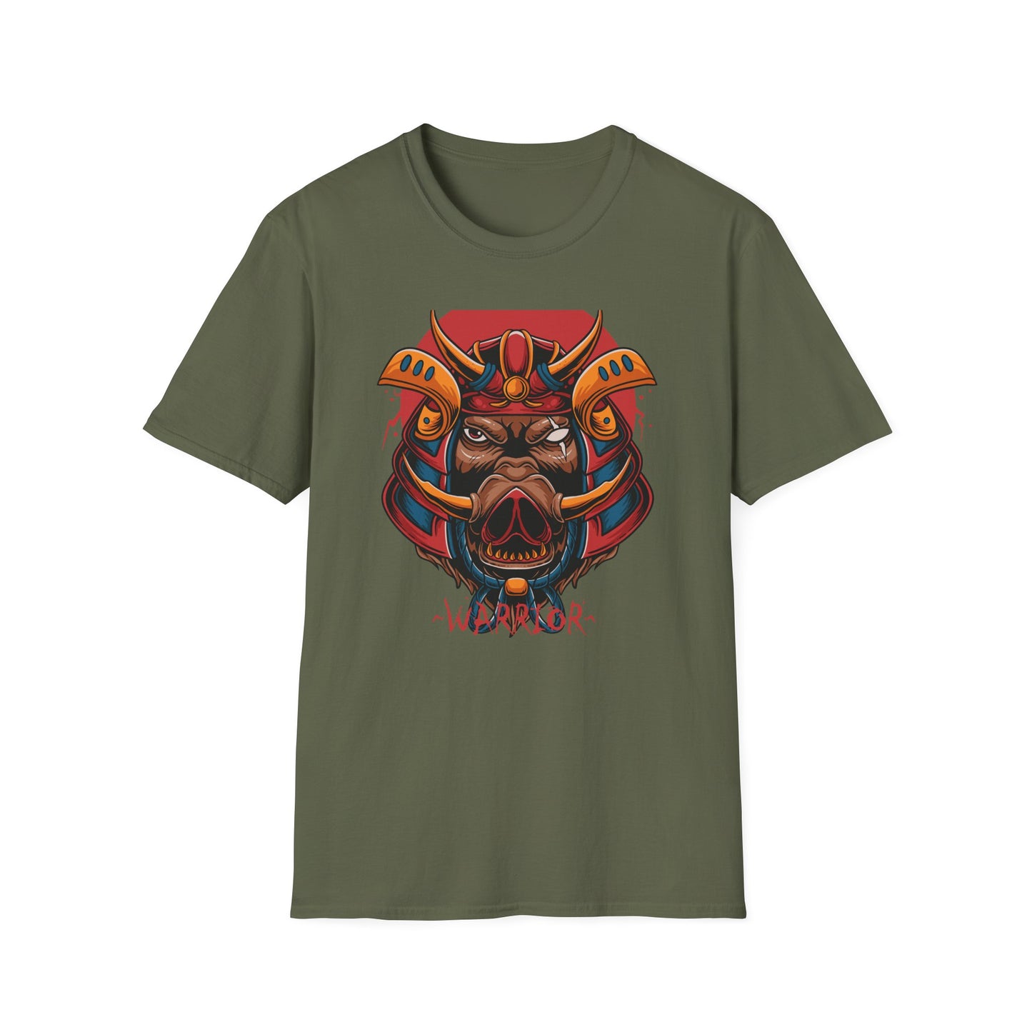Fierce Samurai Boar Warrior T-Shirt - Epic Japanese Style Animal Tee for Bold Men & Women | Unleash Spirit