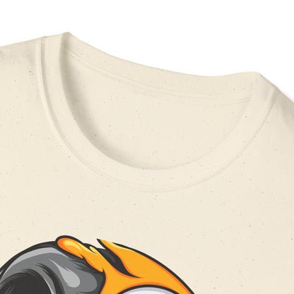 Melting Skull Emoji T-Shirt | Bold Expressive Scream Graphic Tee | Unique Edgy Streetwear Top