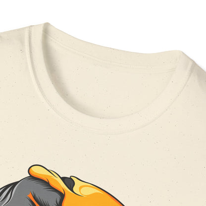 Unique Half Emoji Skull T-Shirt | Bold Melting Face Graphic Tee | Edgy Dual Personality Design for Distinct Style Seekers