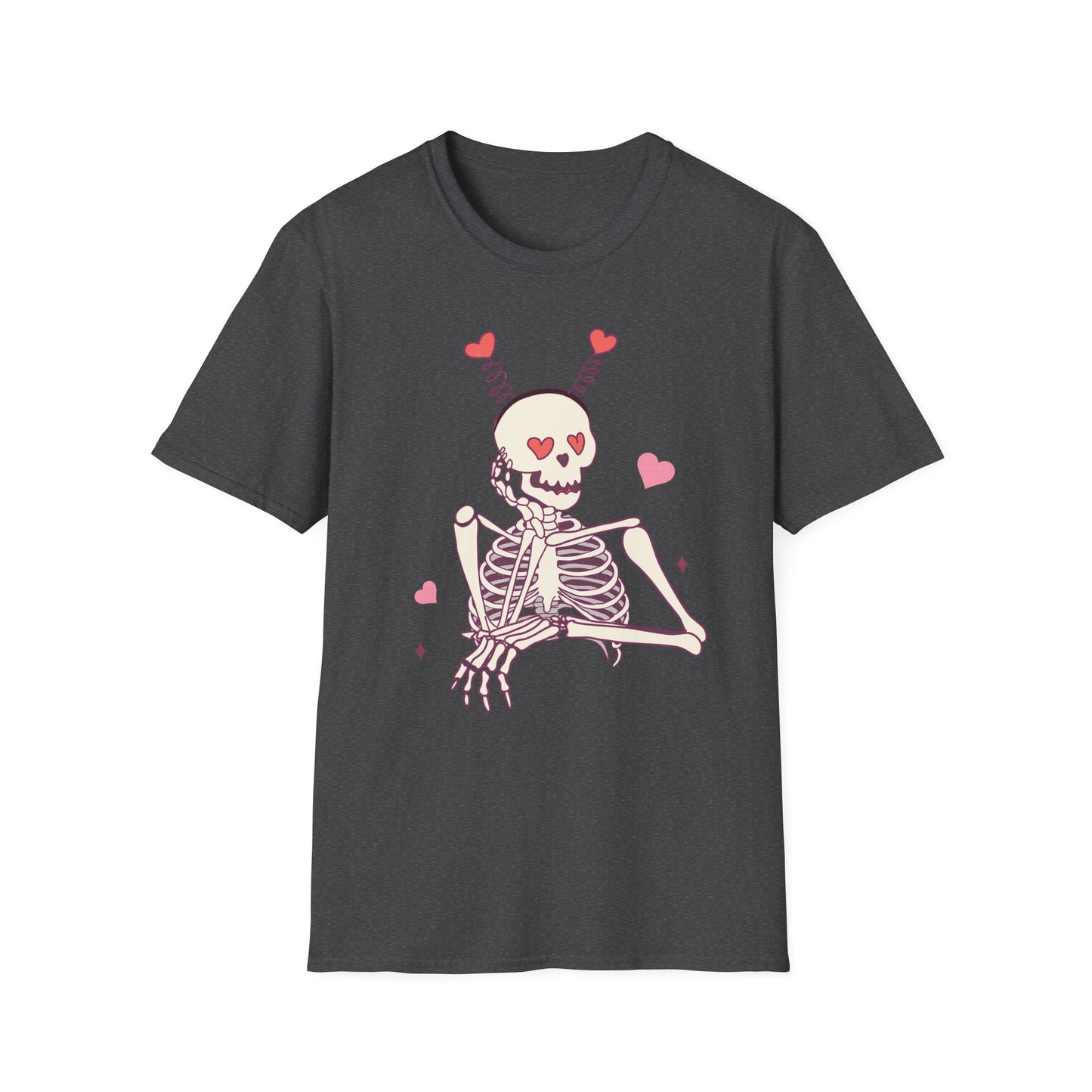 Spooky-Cute "Til We Are Ghosts" T-Shirt | Enduring Love Skeleton Tee | Romantic Anniversary Couple Gift
