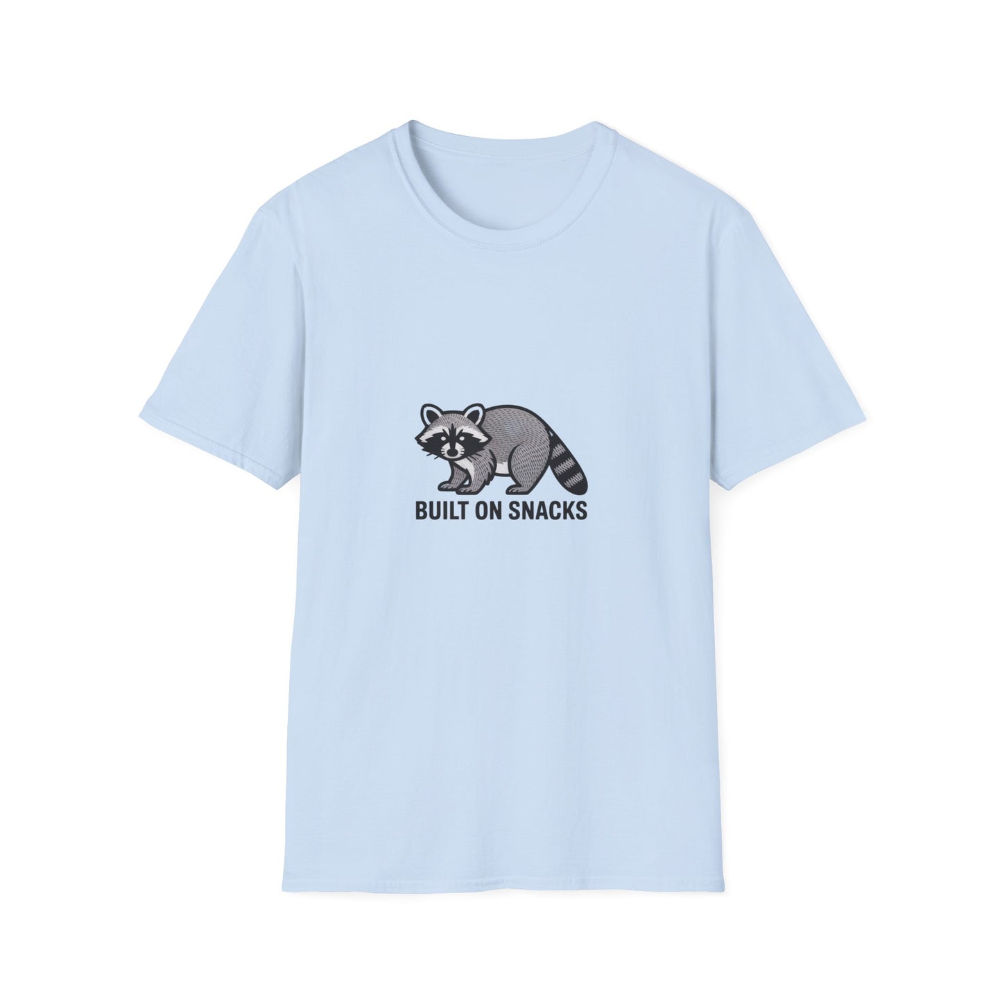 Hilarious 'I'm Up To Snacks' Raccoon T-Shirt | Cute Animal Lover Tee | Funny & Trendy Graphic Tee Gift