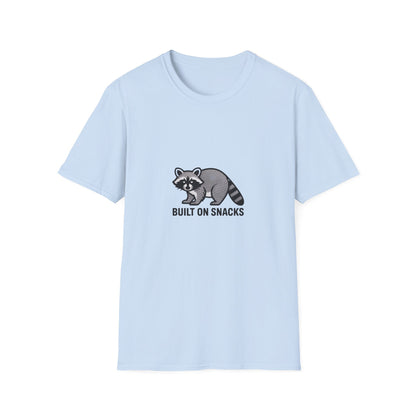 Hilarious 'I'm Up To Snacks' Raccoon T-Shirt | Cute Animal Lover Tee | Funny & Trendy Graphic Tee Gift