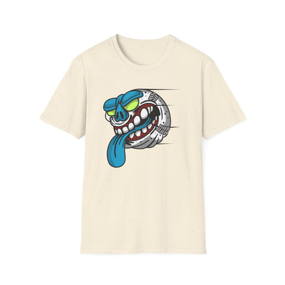 Epic Wild Face T-Shirt - Speedy Cartoon Monster Tongue Tee for Edgy Streetwear & Unique Style