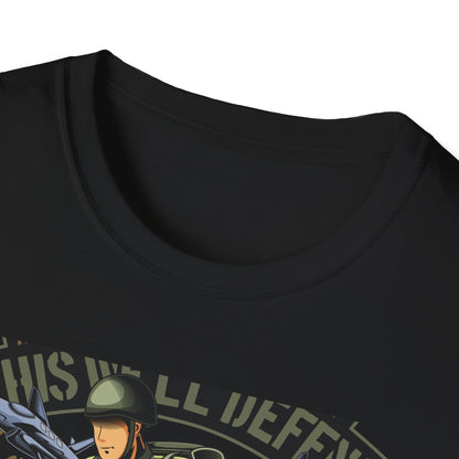 Epic American Soldier "This We'll Defend" T-Shirt | Vintage 1965 Military Veteran Patriot USA Tee