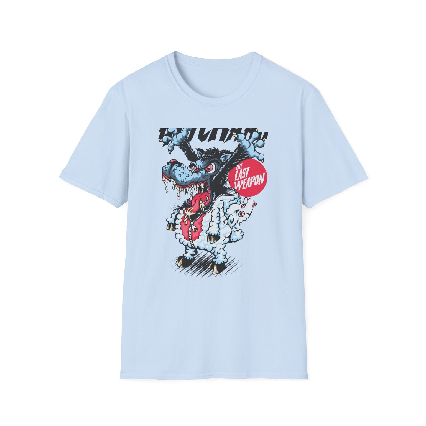 Epic 'GOTCHAA' Wolf in Sheep's Clothing T-Shirt - Unleash Your Wild Side with This Bold Graphic Tee!