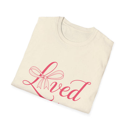 Inspiring 'Loved' John 3:16 Christian T-Shirt for Women - Beautiful Scripture Faith Tee Gift