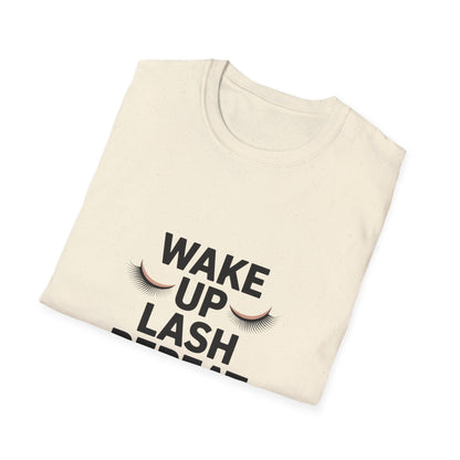 Wake Me Up For Beauty T-Shirt | Dreamy Lashes Graphic Tee | Chic Self-Care Fashion for Her