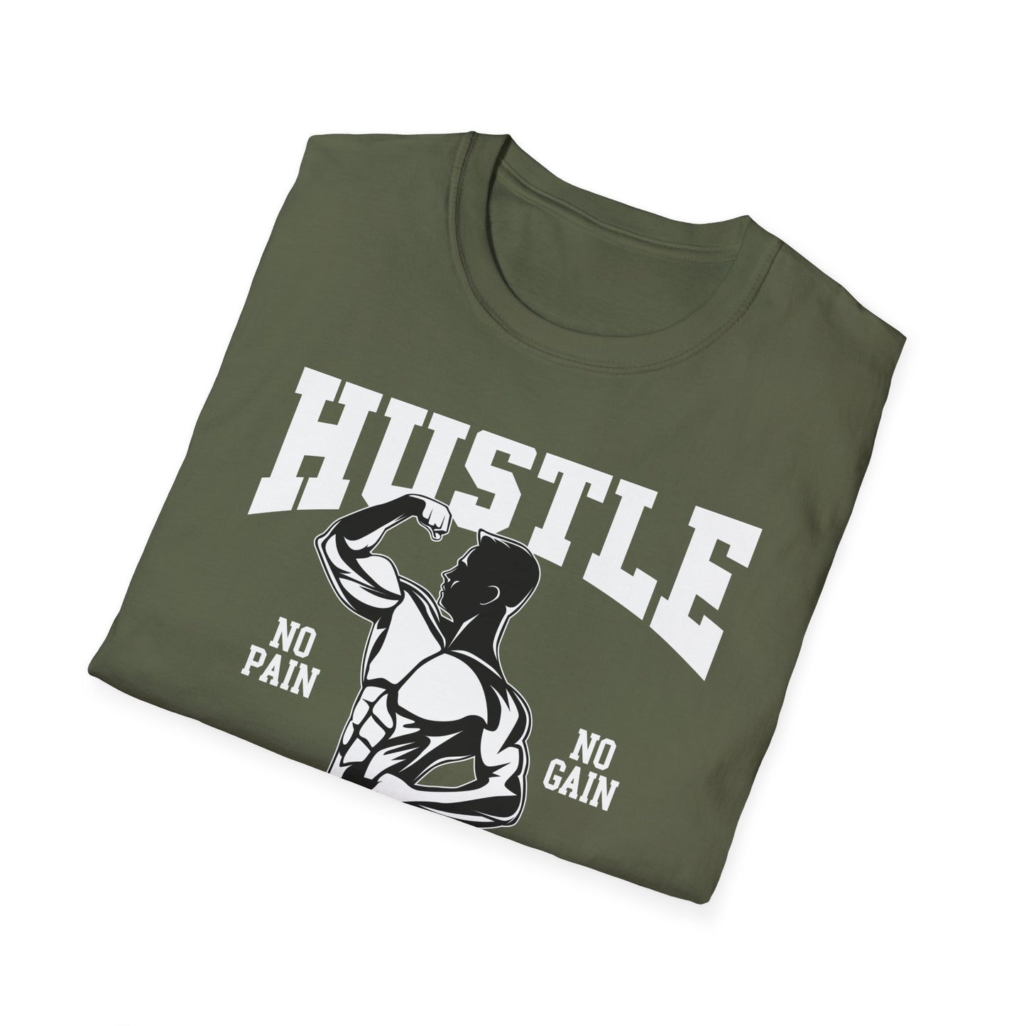 Ultimate No Pain No Gain Bodybuilding T-Shirt | Epic Gym Workout Fitness Muscle Motivator Tee for Dedicated Lifters & Athletes