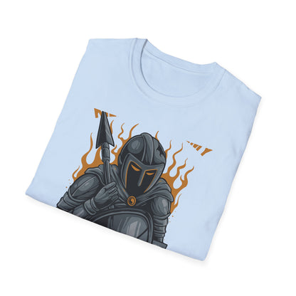 Fierce Armored Warrior T-Shirt - Epic 'Kill Your Enemy' Design for Gamers & Strength Enthusiasts. Unleash Your Power!
