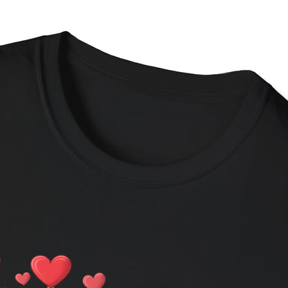 Chic Valentine's Day T-Shirt | Sweet Treats & Love Hearts Graphic Tee | Leopard Gingham Cupcake Macaron Frappuccino