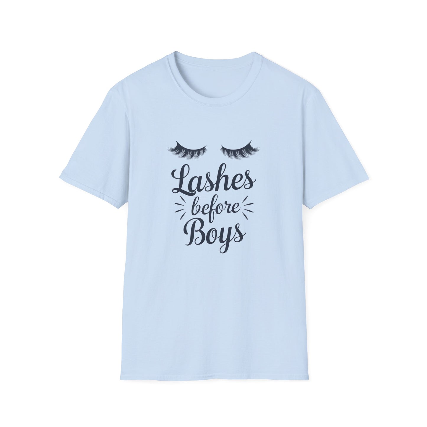 Fabulous Lashes Before Boys T-Shirt | Sassy Beauty Lover Tee | Chic Women's Empowering Gift