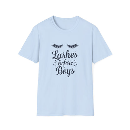 Fabulous Lashes Before Boys T-Shirt | Sassy Beauty Lover Tee | Chic Women's Empowering Gift
