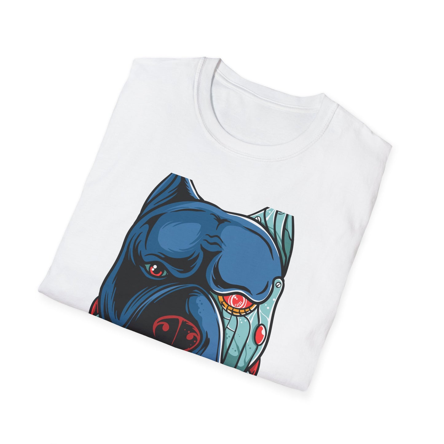 Epic Cyborg Pitbull T-Shirt | Futuristic Dog Lover Tee | Unleash Your Style with this Badass Cyberpunk Graphic