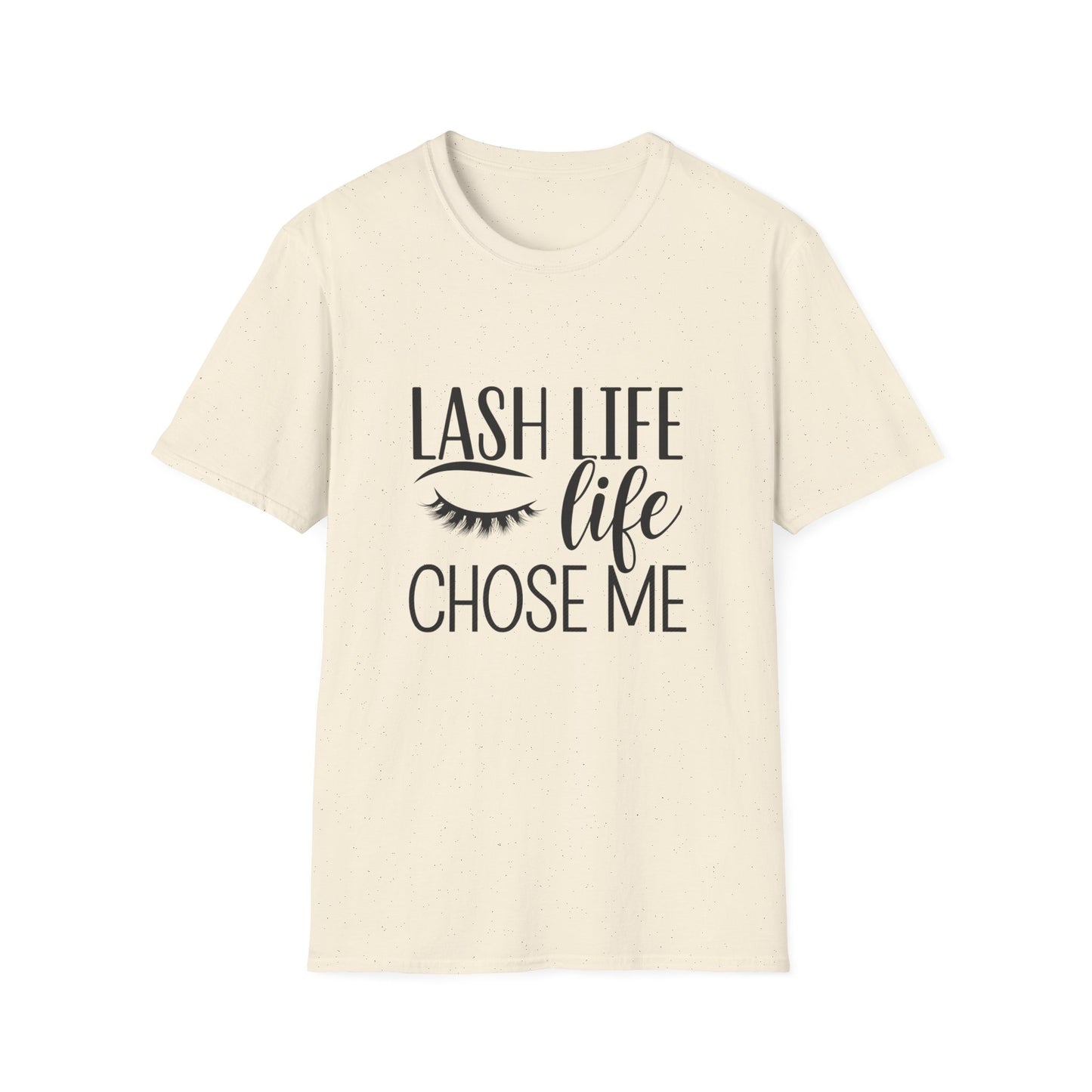 Lash Life Chose Me T-Shirt | Chic Eyelash Artist & Tech Tee | Empowering Beauty Lover Gift | Trendy Salon Wear