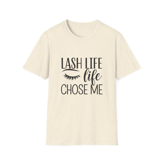 Lash Life Chose Me T-Shirt | Chic Eyelash Artist & Tech Tee | Empowering Beauty Lover Gift | Trendy Salon Wear